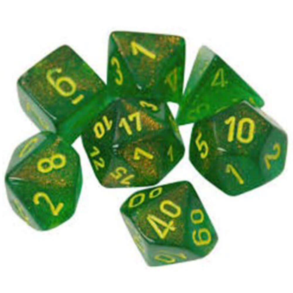 CHESSEX POLYEDRAL 7-DIE BOREALIS SET