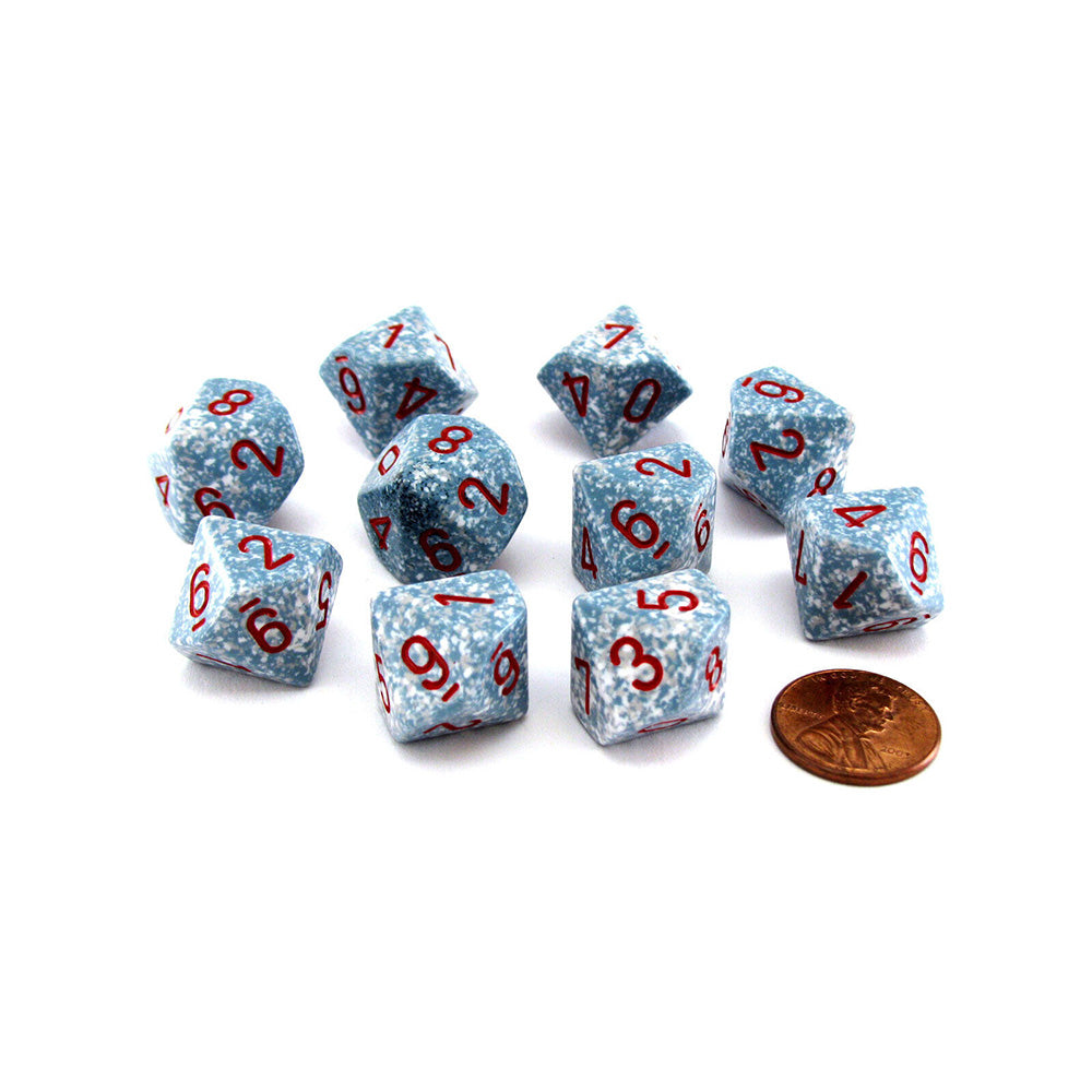 Dice poliedrico di Chessex D10 (confezione di 10)