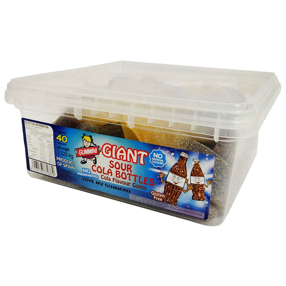 Gummini Giant Cola Fottles Gummy Packs