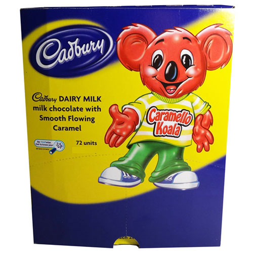 Cadbury Caramello Koala Chocolate Bar 72pcs