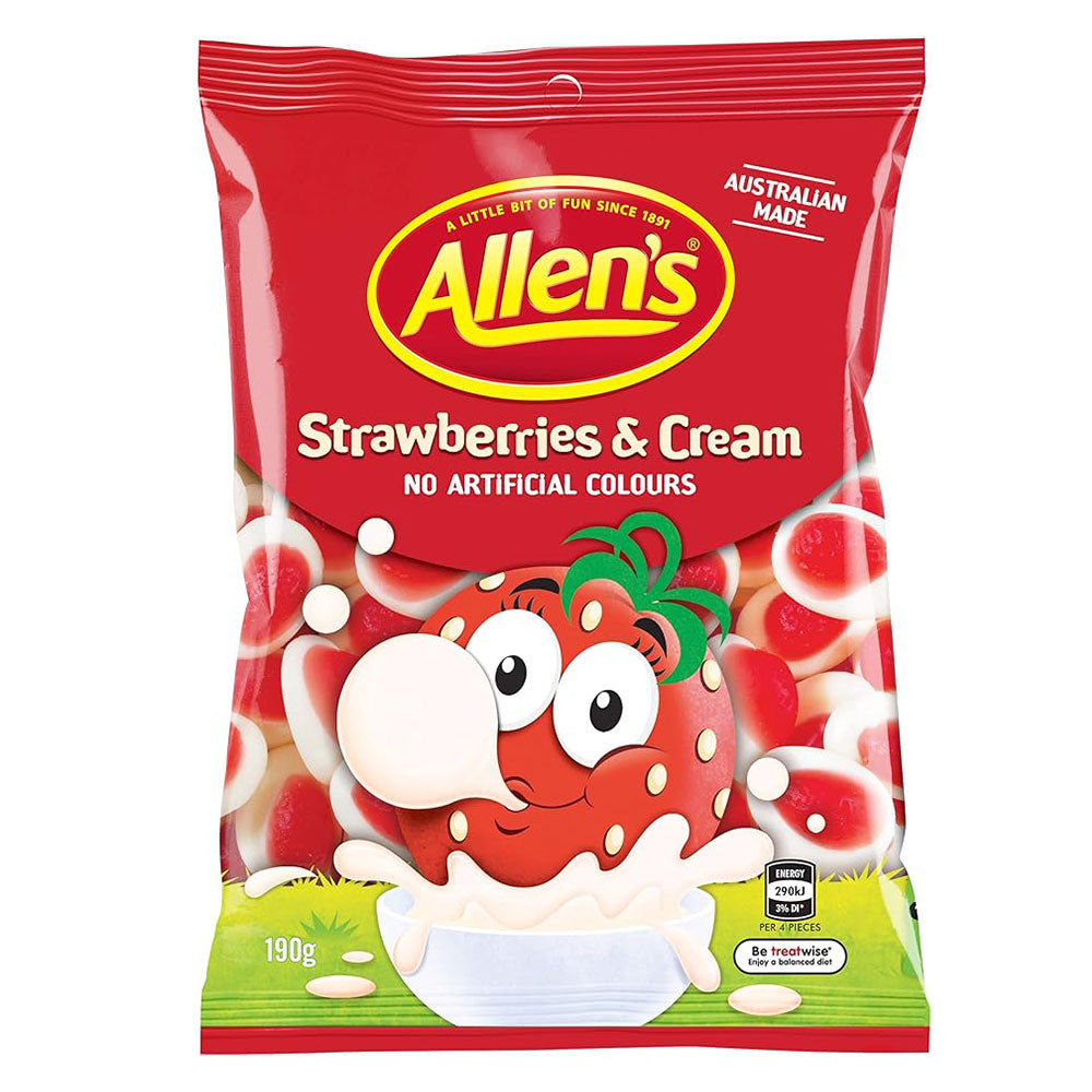 Allens Aardbeien en room