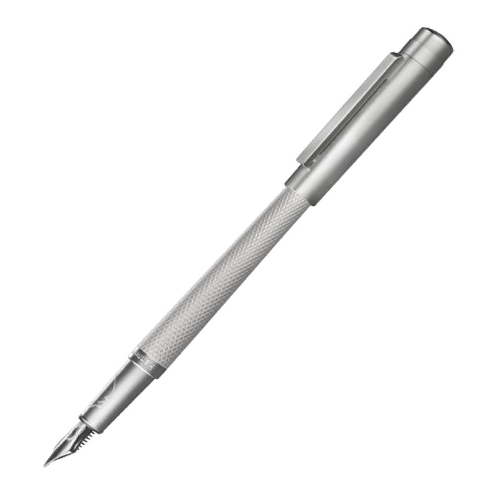 Guilloche Rhodium gecoat 18K Fountain Pen (Slim)