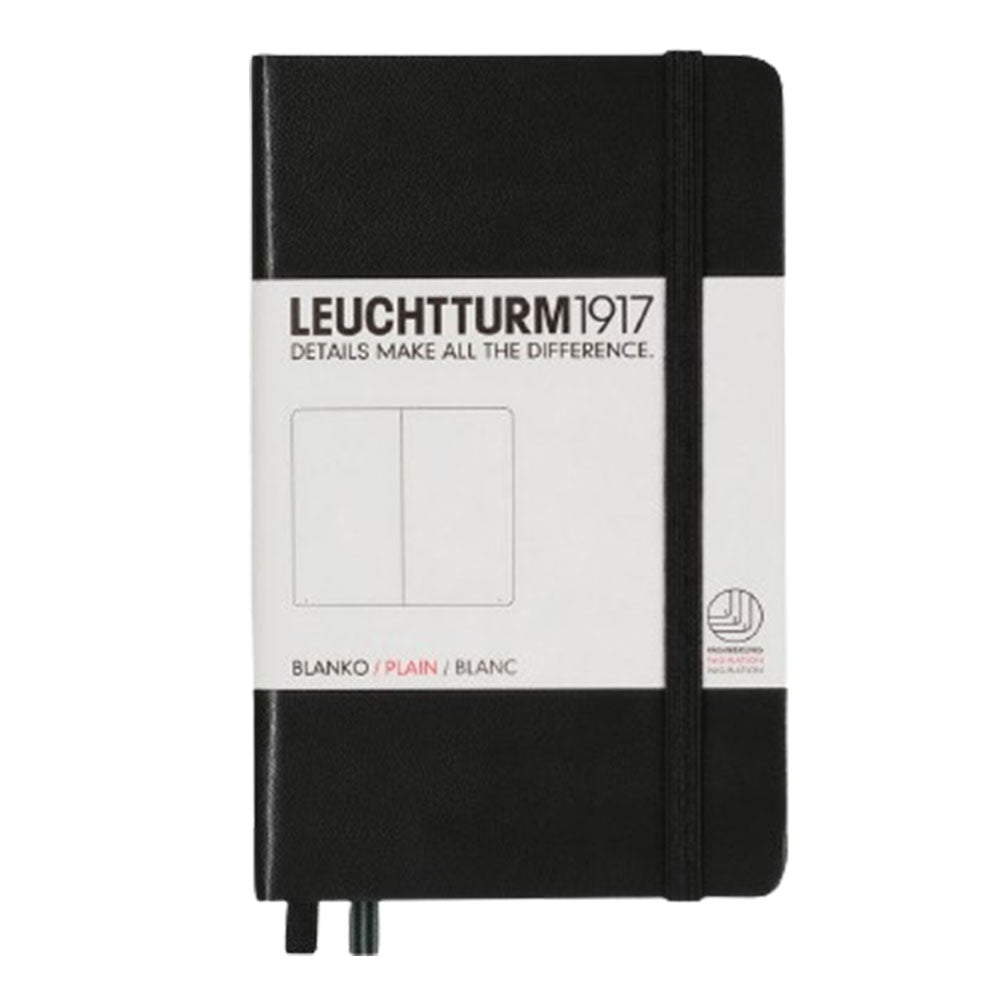 Reporter A6 Pocket Notepad mit Hardcover (schwarz)