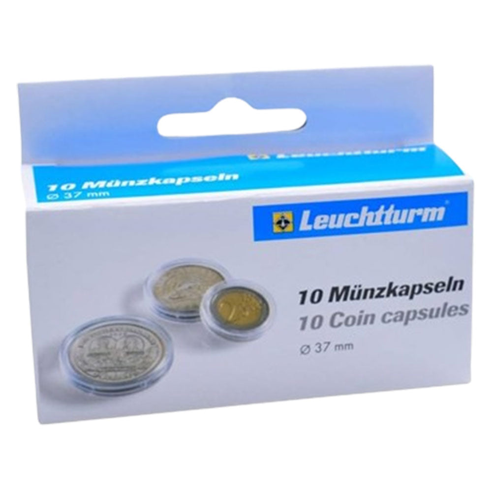 Leuchtturm møntkapsler 10pk (fra størrelse 30-39)