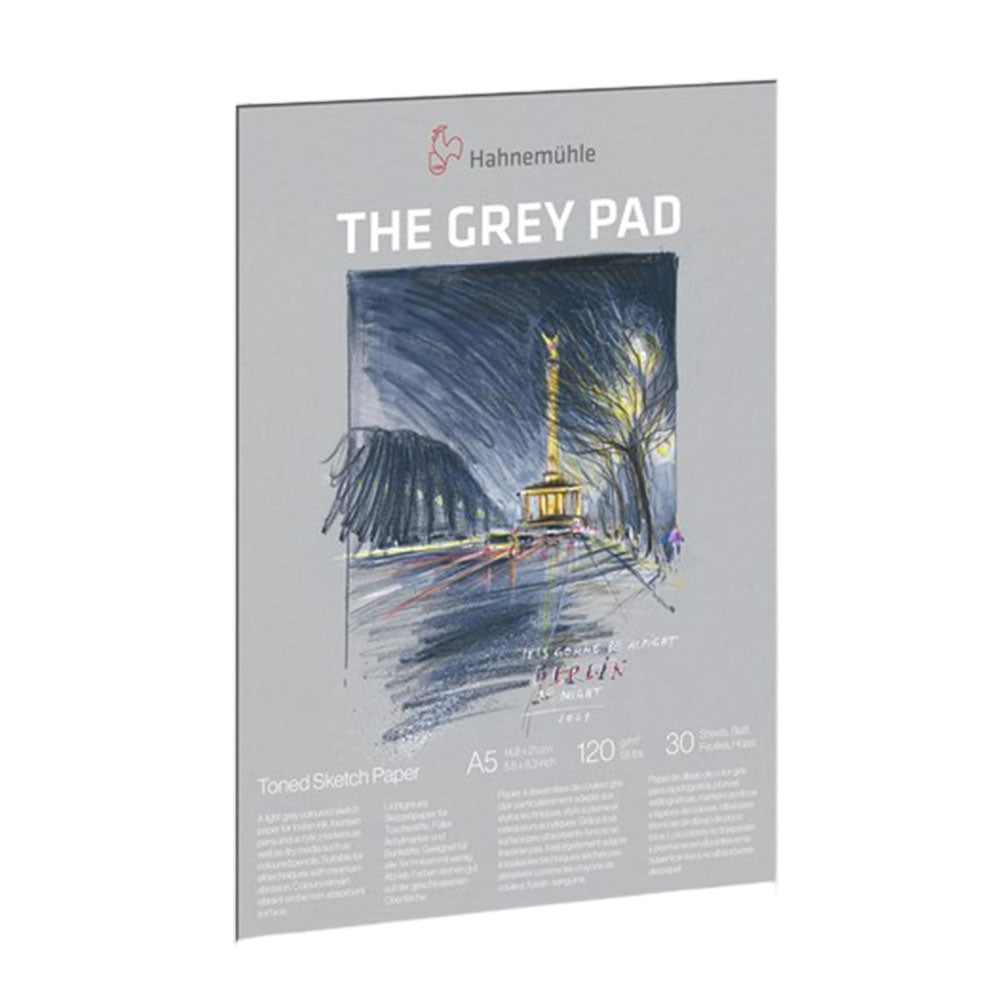 Hahnemuehle Gray tonet 30-arks Sketchpad 130GSM