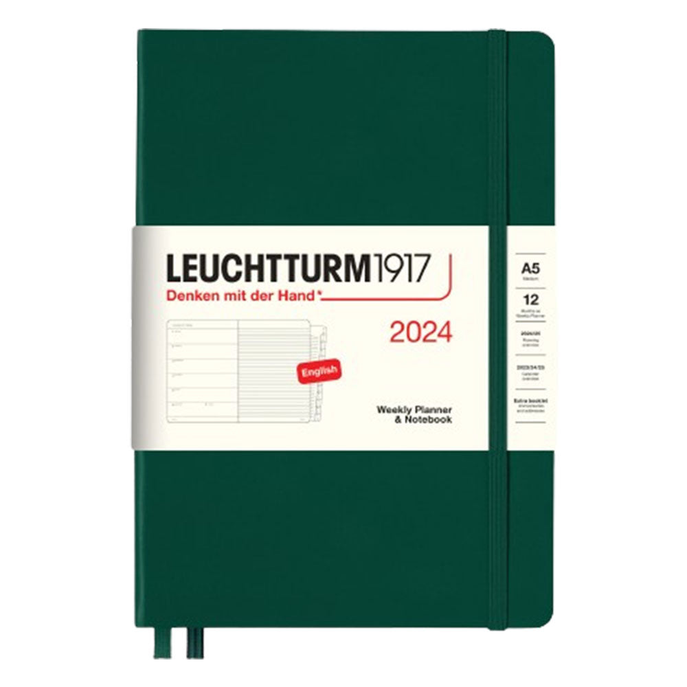 Planificador y cuaderno 2024 A5 Week con folleto