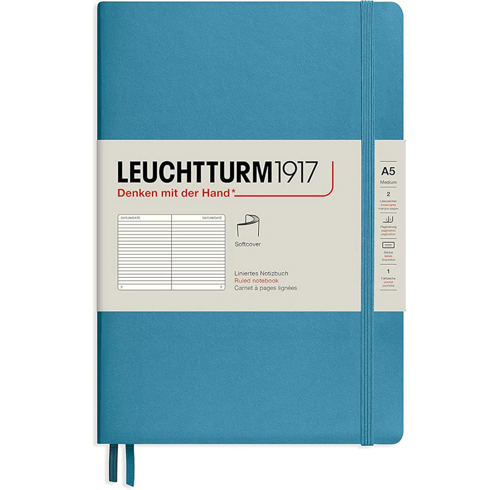 Leuchtturm Softcover styrde anteckningsbok A5