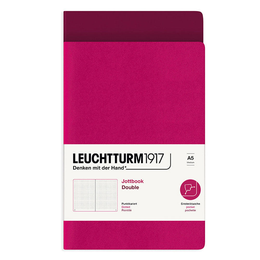 Leuchtturm Twin Pack JottbookはA5を点在させました