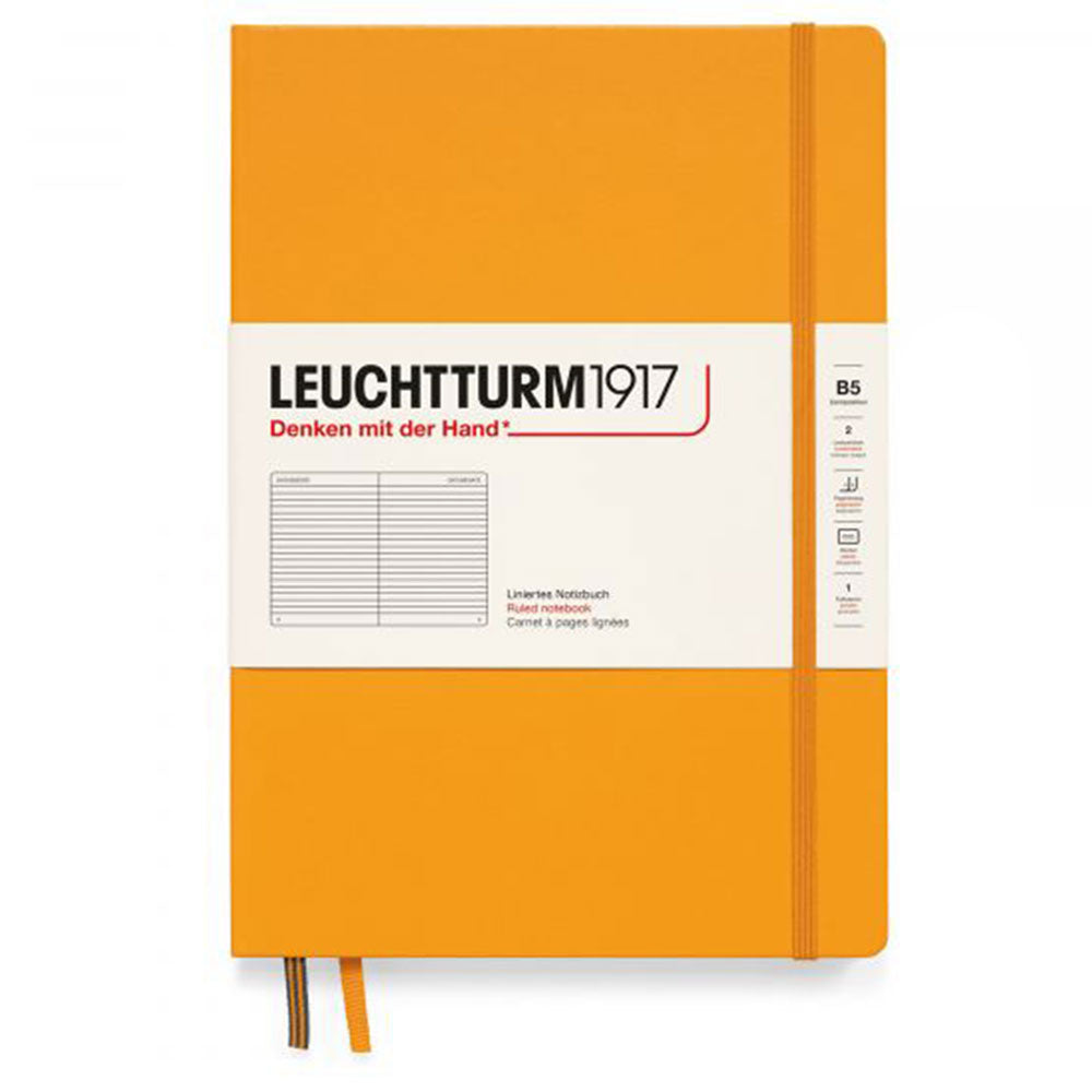 Leuchtturm HC -komposition styrede notebook B5