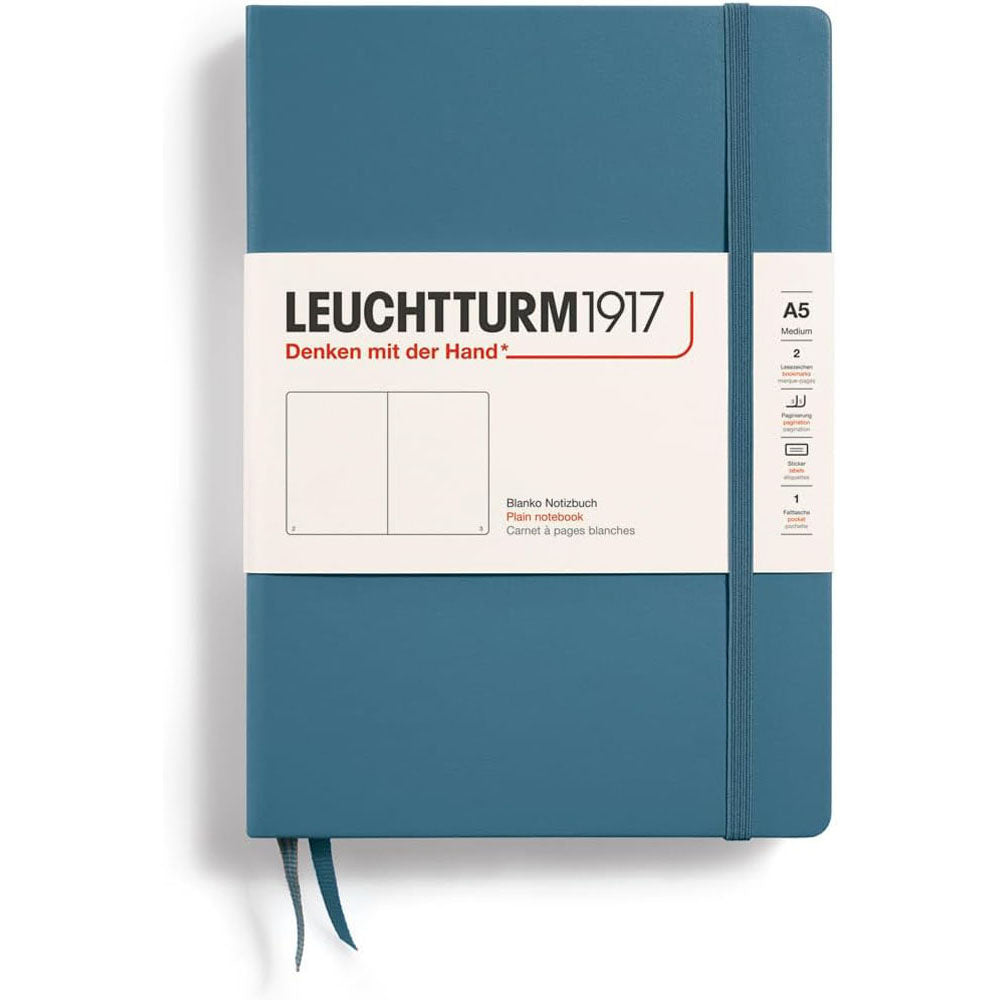 Leuchtturm twarda notebook A5 (niebieski)