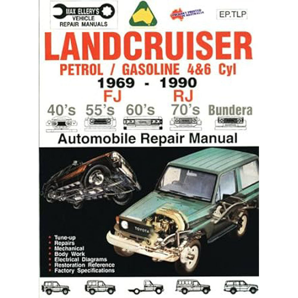 Toyota Landcruiser 1969-1990 Petrol Auto Repair Manual