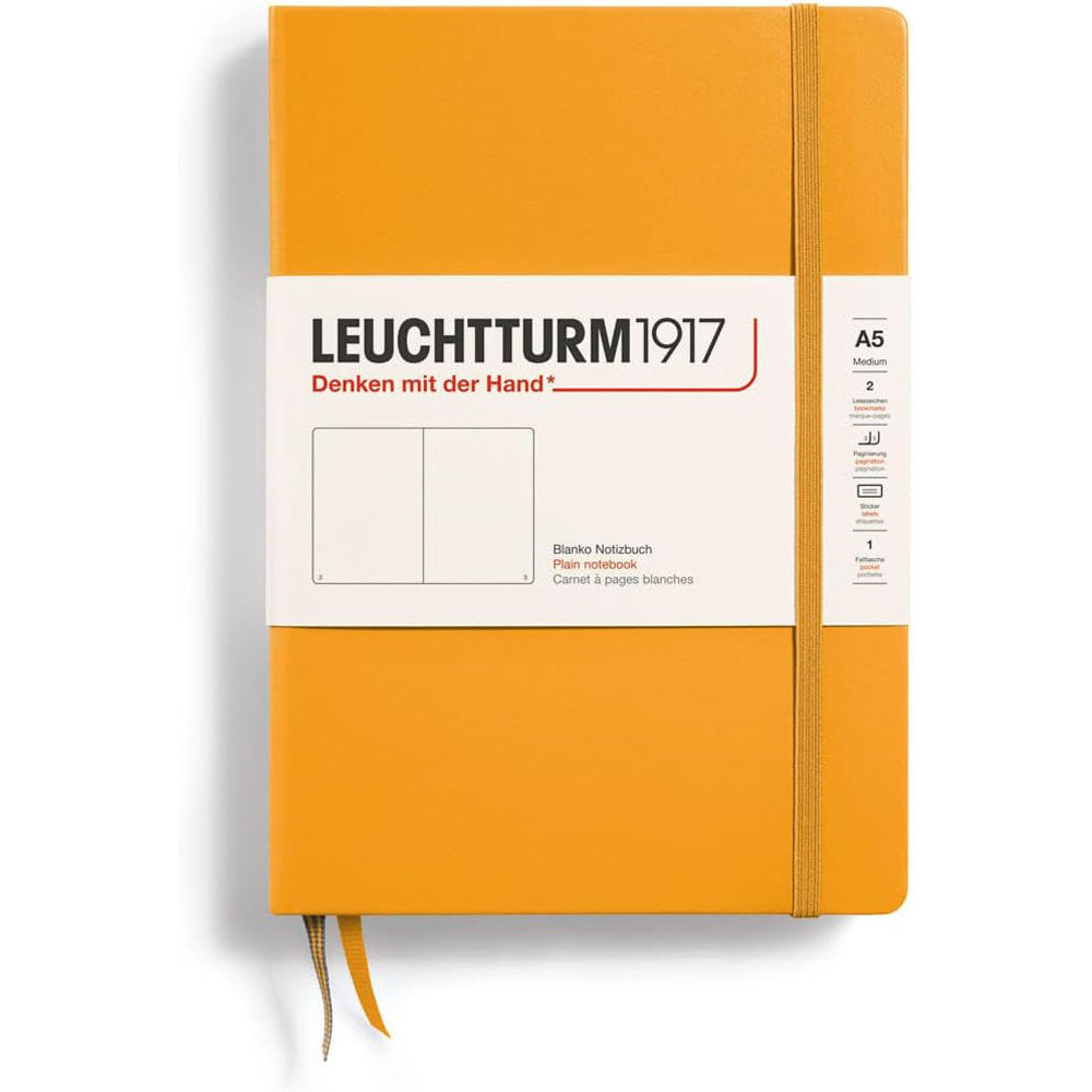 Leuchtturm inbunden vanlig anteckningsbok A5