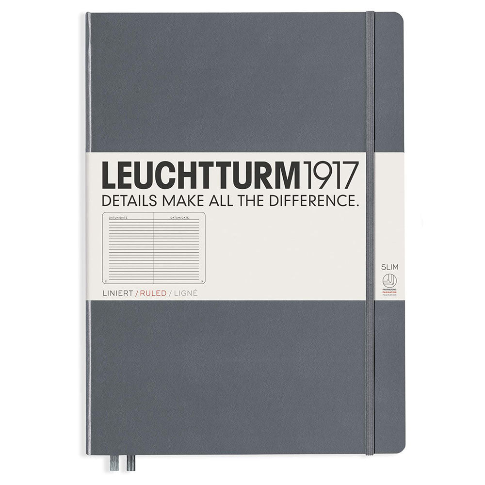 Leuchtturm HC Master rządził Plain Notebook A4+