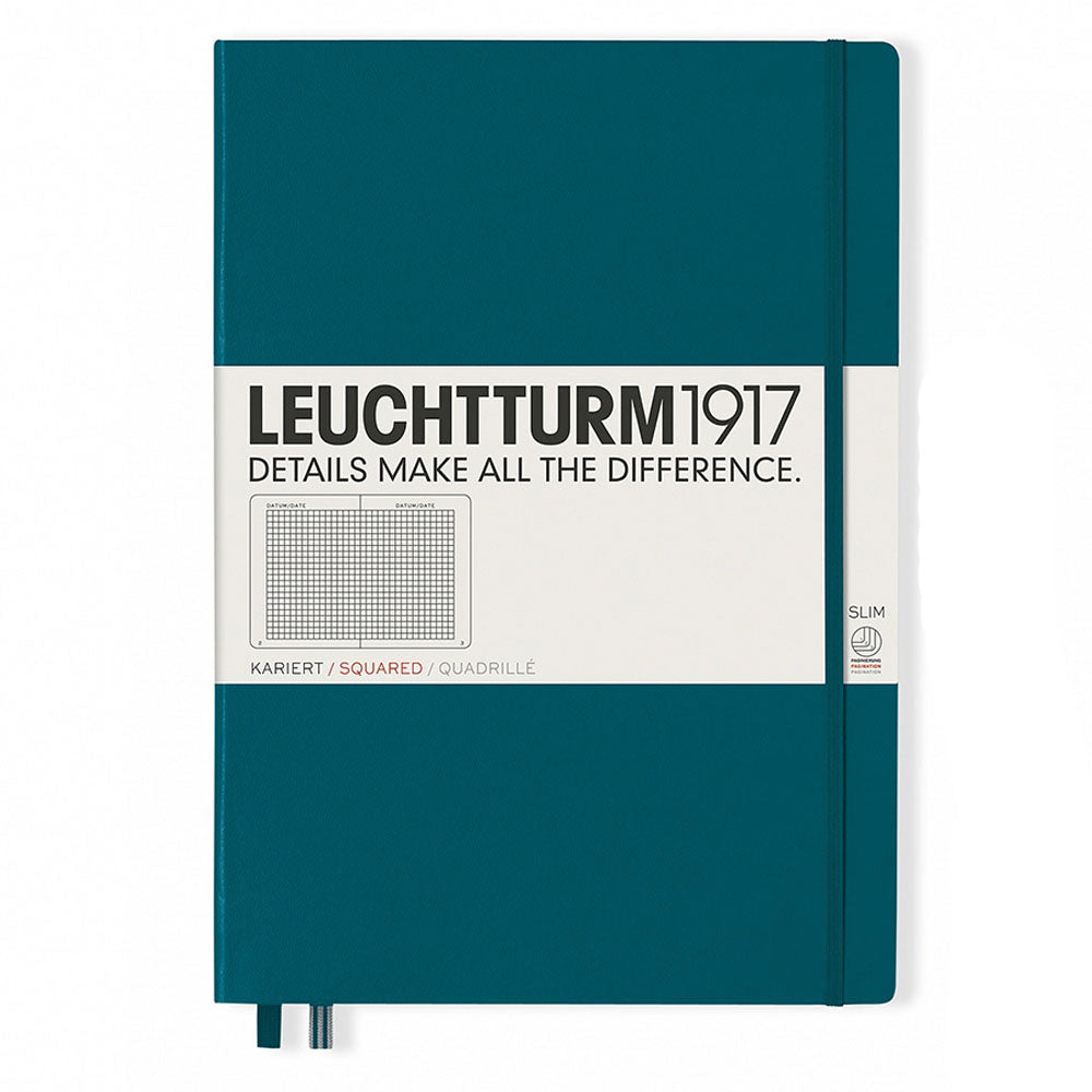 Leuchtturm HC Master styrde Squared Notebook A4+