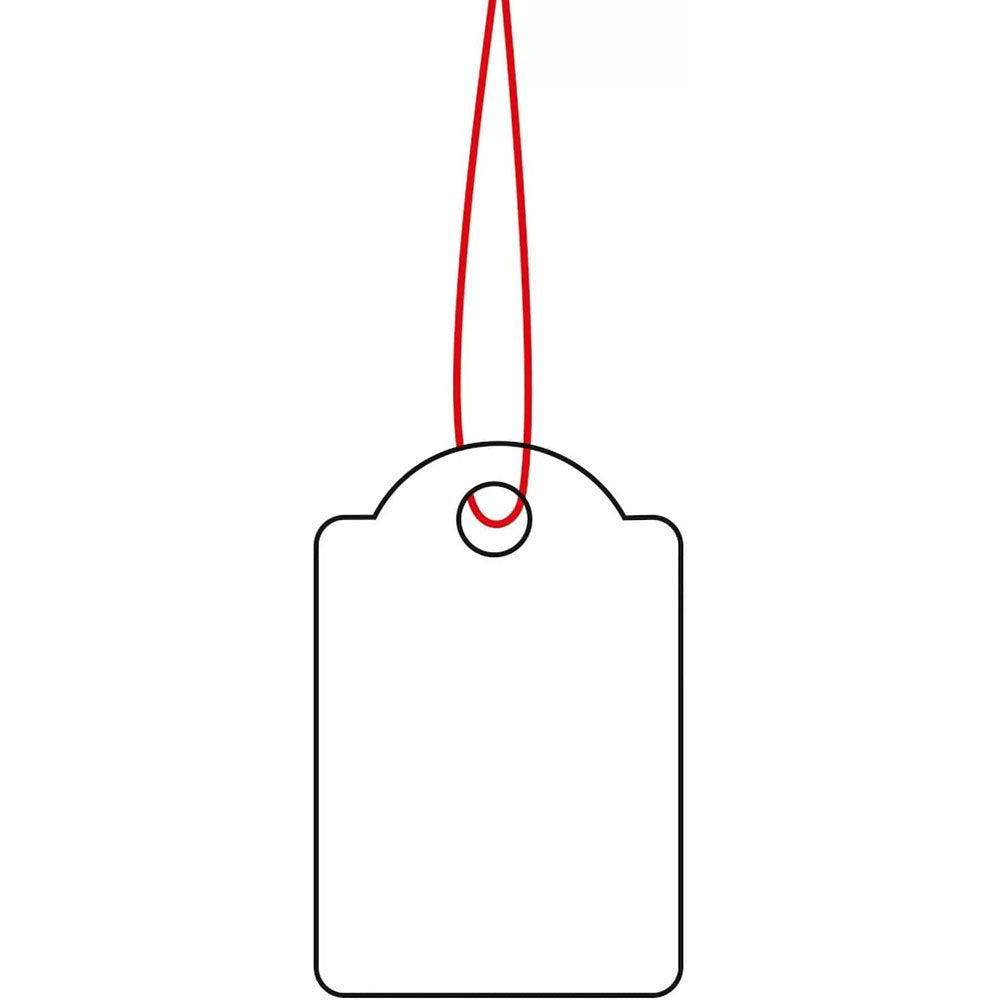 Herma Strung Marking Tags Red String 1000pc