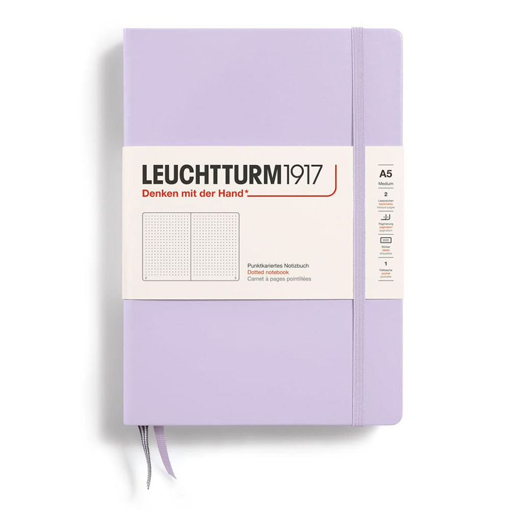 Leuchtturm w twardej okładce kropkowana notatnik A5