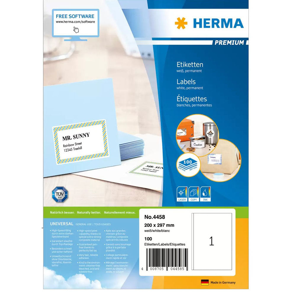 Herma Premium Etyels A4 297 mm 100pc