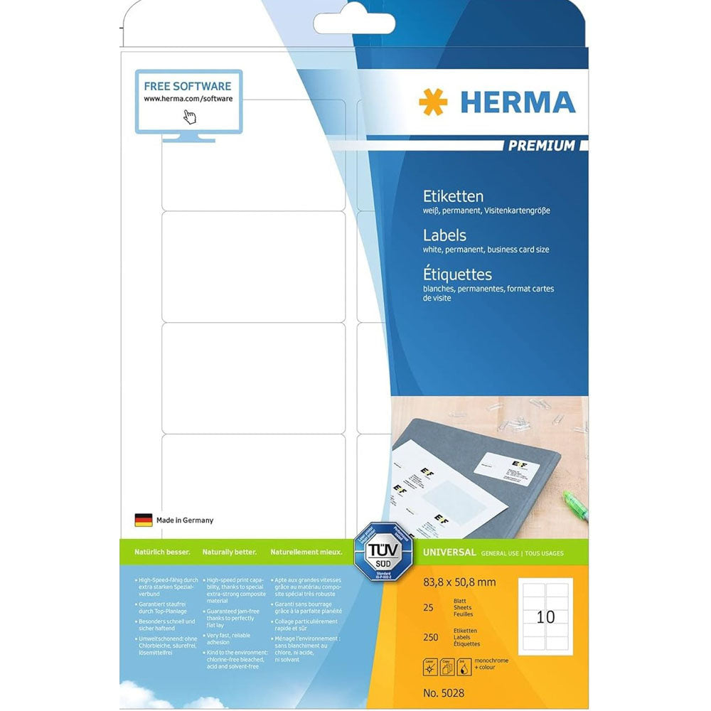 HERMA Premium -mærker A4 50.8mm 25pc