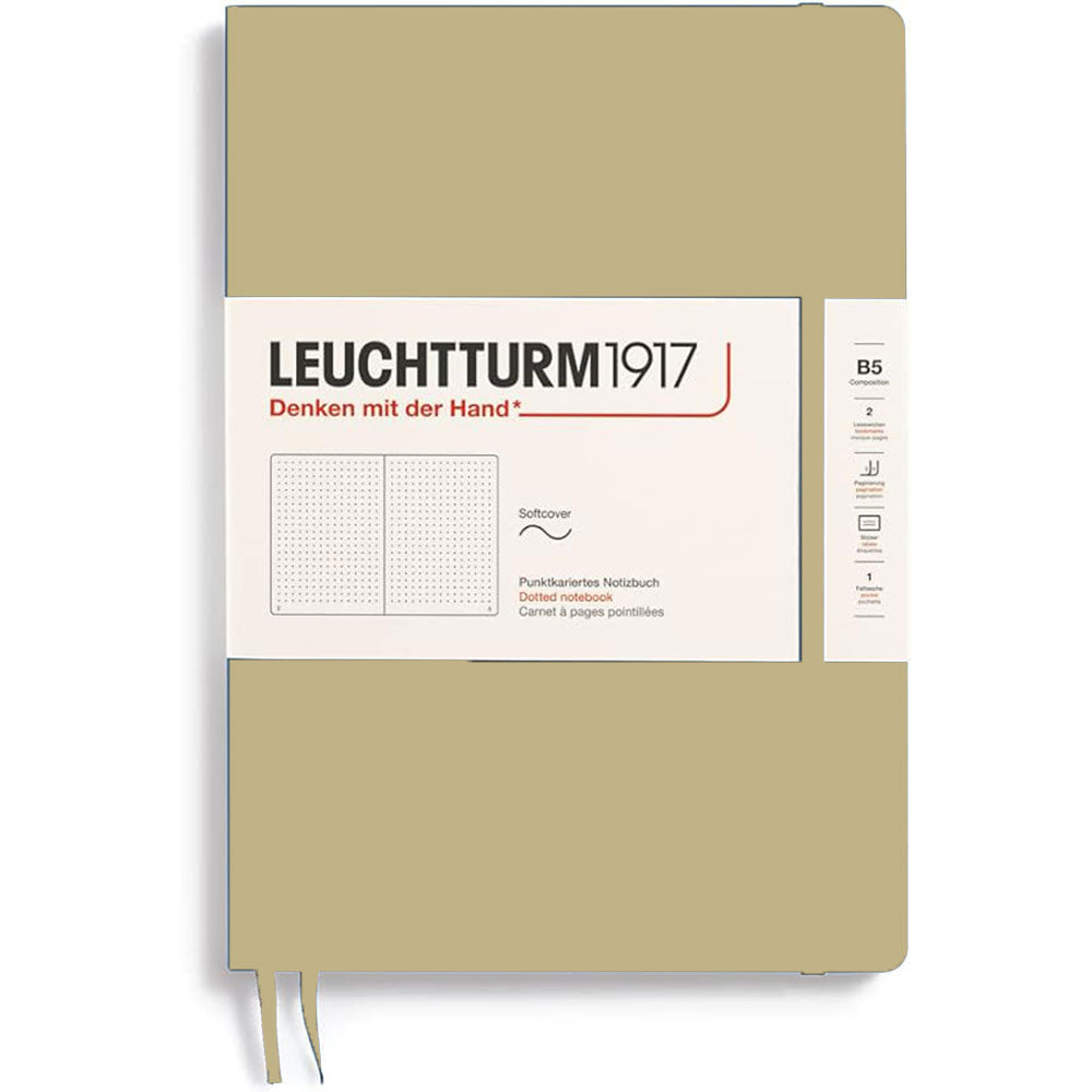 Leuchtturm SC -sammensætning prikket notebook B5