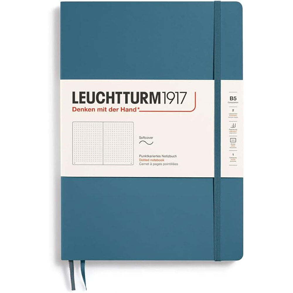 Leuchtturm SC -komposition prickade anteckningsbok B5