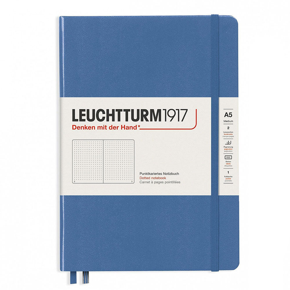 Leuchtturmハードカバー点線ノートブックA5（青）