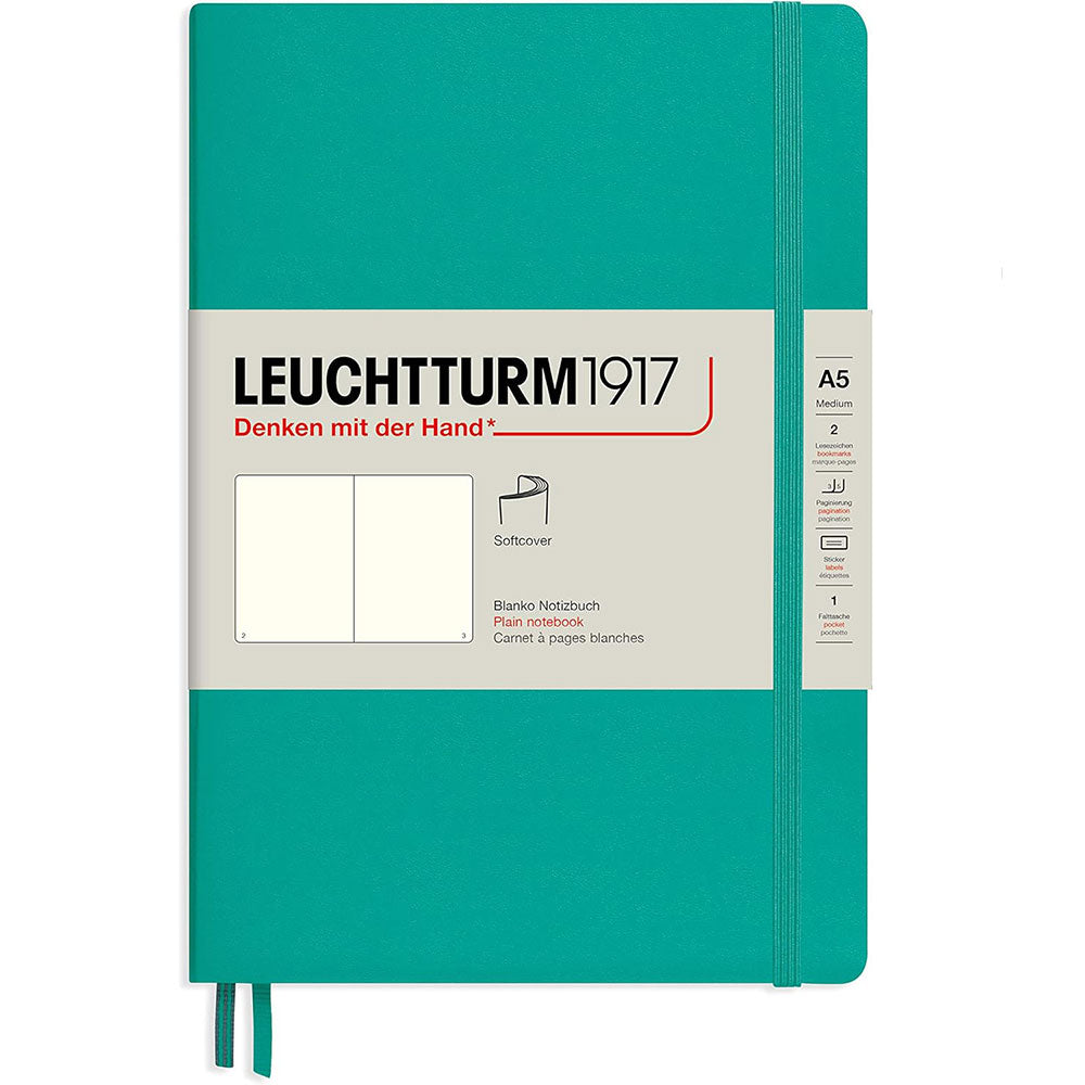 Leuchtturm Softcover Plain Notebook A5