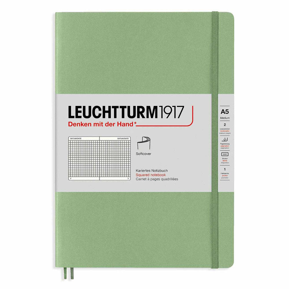 Leuchtturm softcover firkantet notebook A5