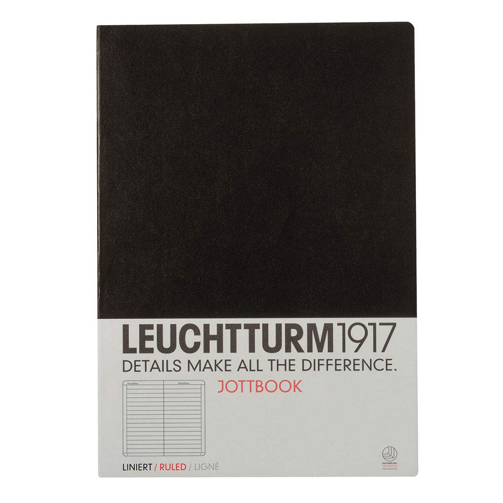 Leuchtturm Jottbook 60ページA4（黒）