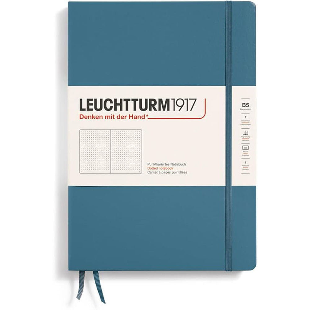 Leuchtturm HC -sammensætning prikket notebook B5