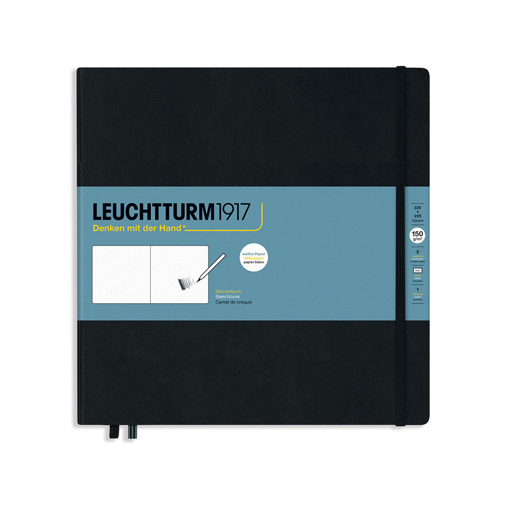 Leuchtturm Hardcover Square Plain Sketchbook 225 mm