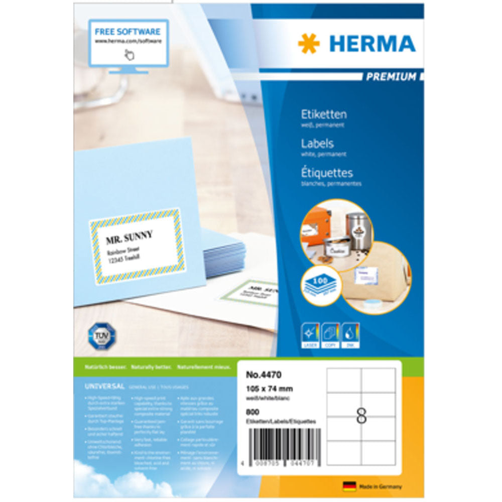 Herma Premium Etyels A4 105 mm 100pc