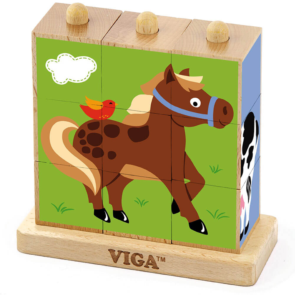 VG Stacking Cube Puzzle 9st