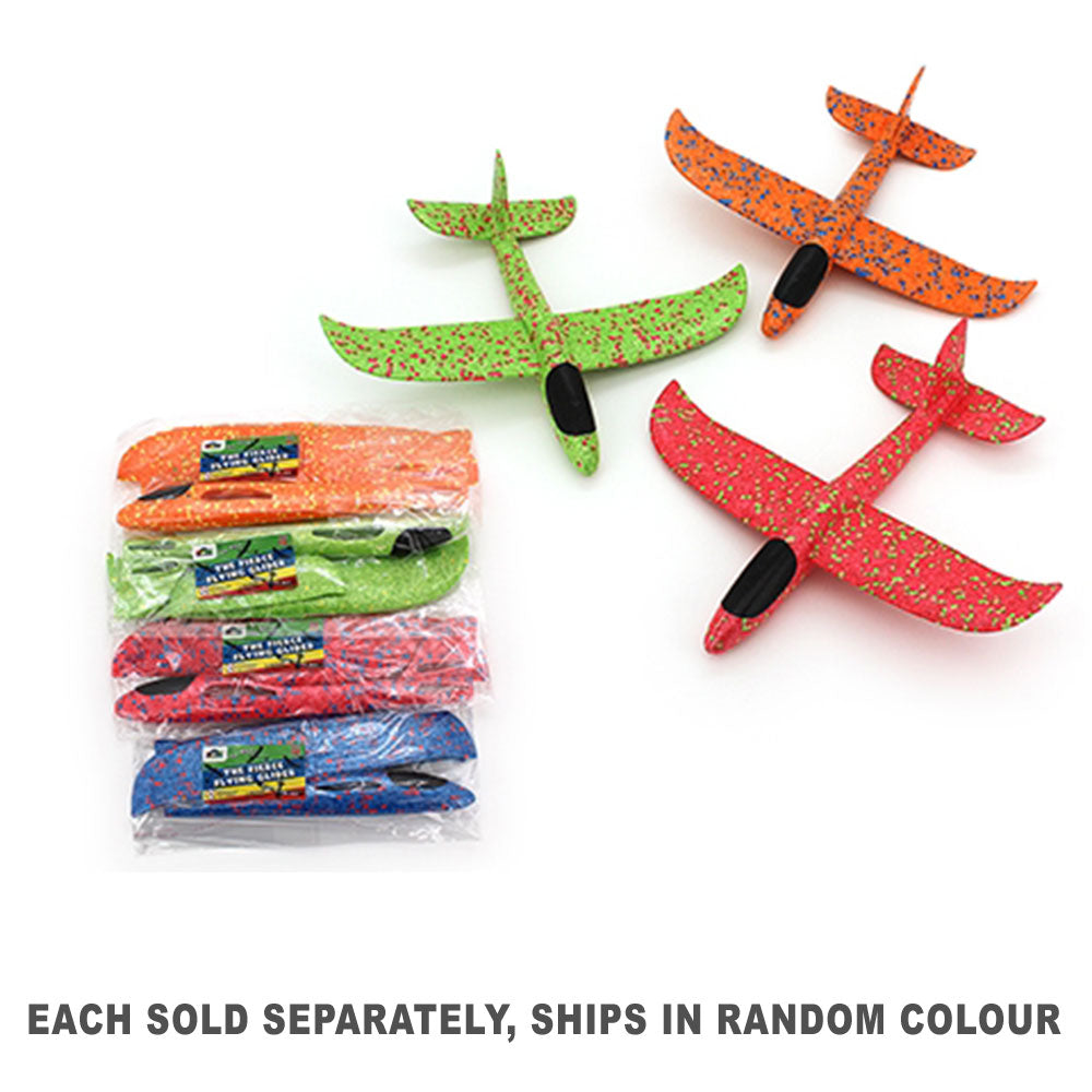 Giant Foam Glider Plane 37cm (1pc Random Color)