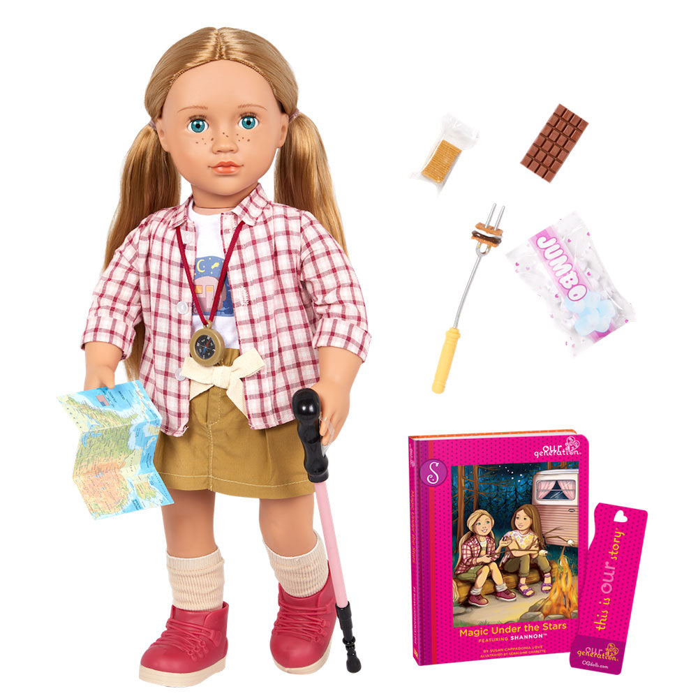 Vores generation Deluxe Doll med bog 46 cm