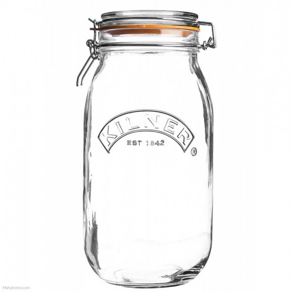 Kilner Clip Top Round Jar (transparente)