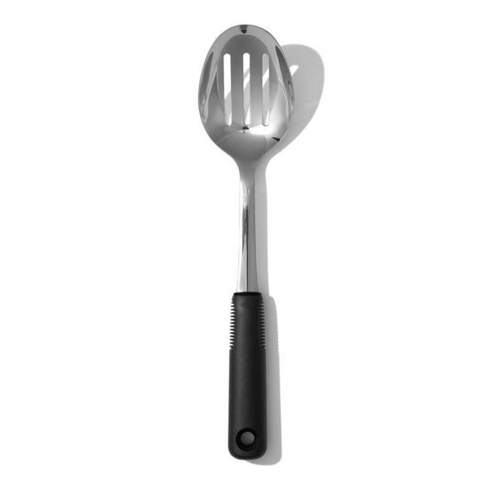 Oxo Good Grips Spoon en acier inoxydable (poignée noire)