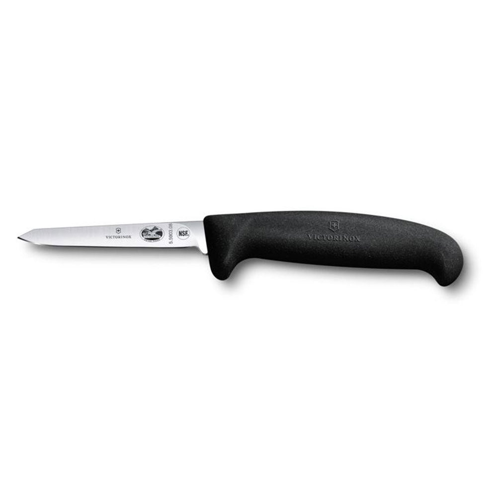 Victorinox lille fibrox håndtag fjerkræ kniv (sort)