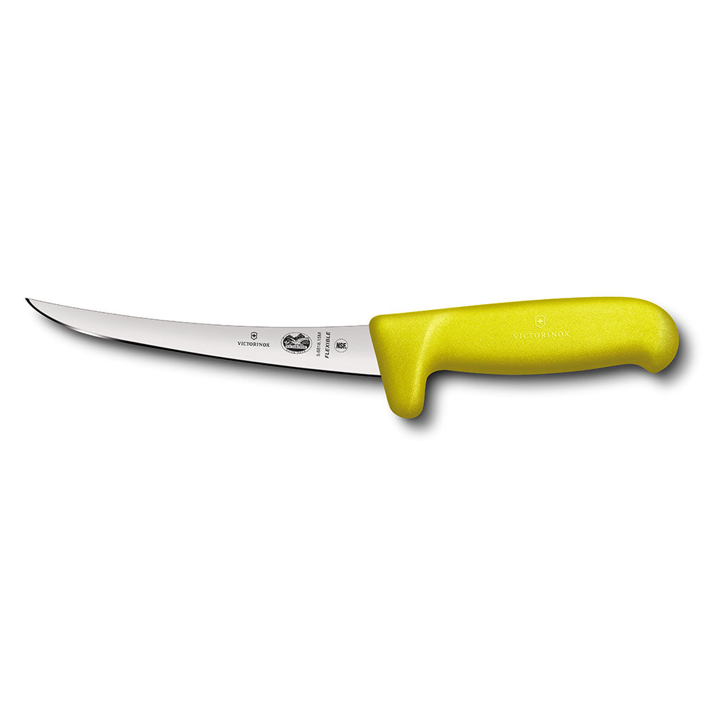 Fibrox buet smal bladkniv 15cm (gul)