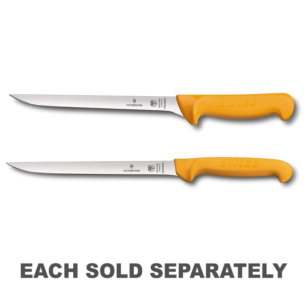 Narrow Handle Flexible Blade Knife (Yellow)