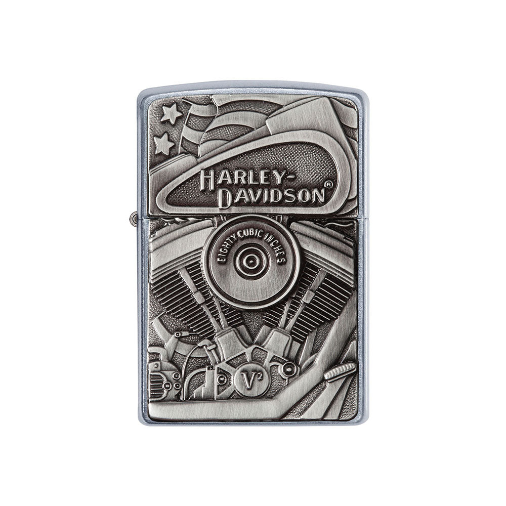 Zippo Harley Davidson vindtett lettere