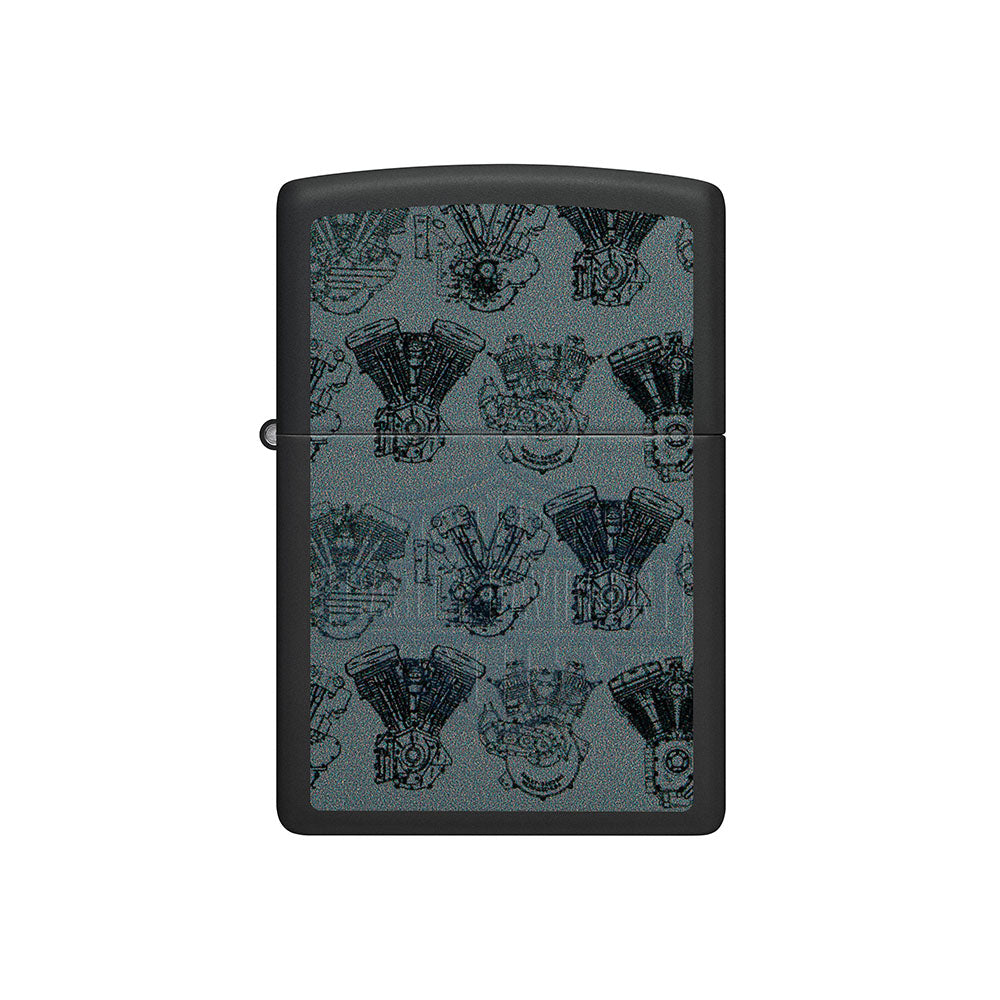 Zippo Harley Davidson vindtett lettere