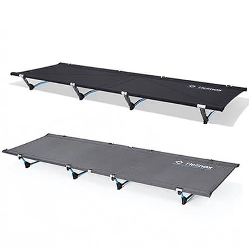 Cot Convertible Stretcher Black w/ Blue Frame