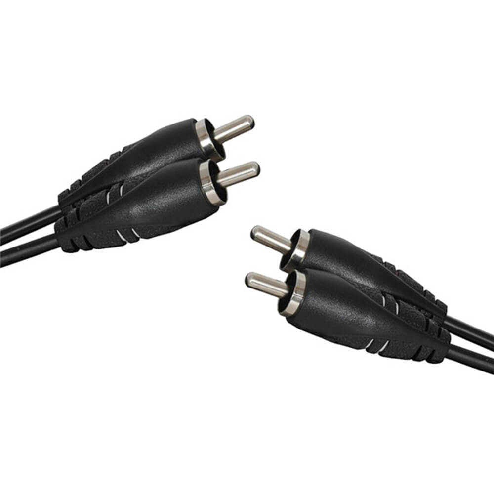 2 x RCA -pluggen op 2 x RCA -pluggen Audiokabel