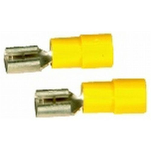 Spade Terminal 100pcs (Yellow)