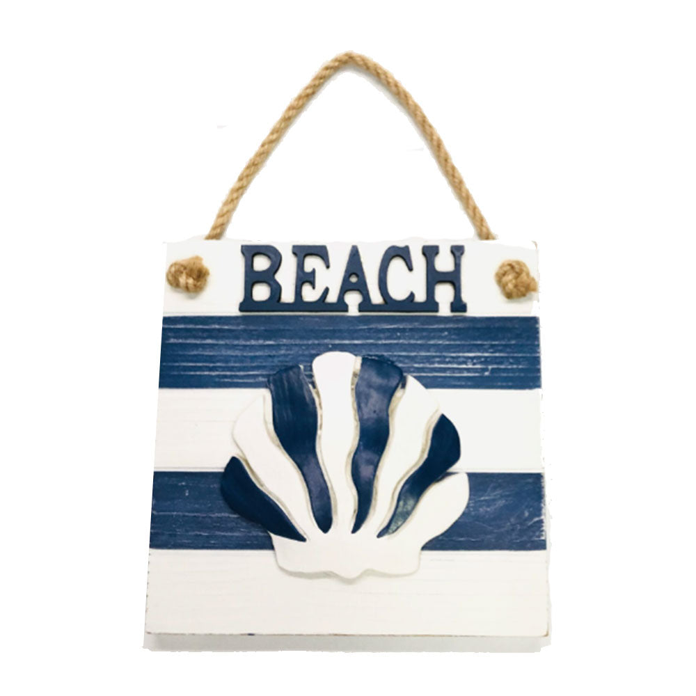 Nautical Beach Sign Hanging Wall Decor