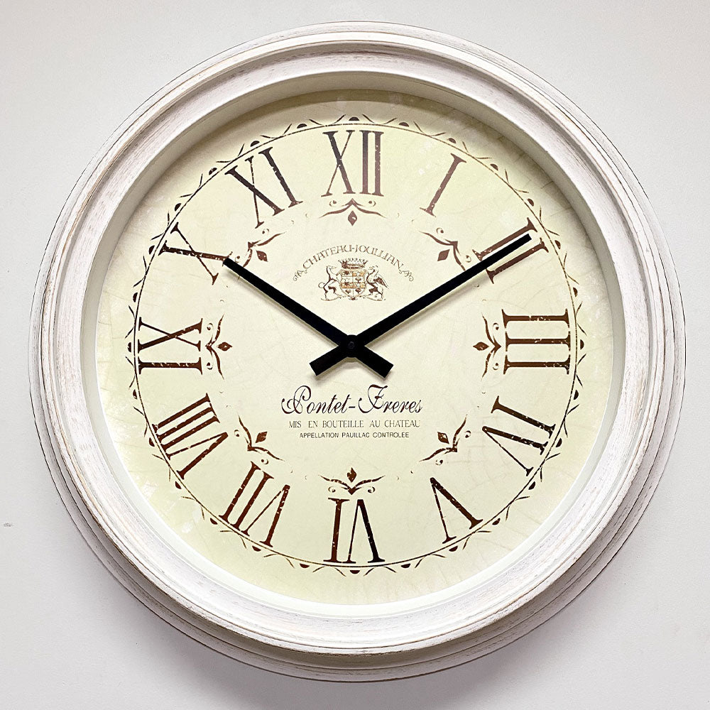 Large Elegant Home Style Wall Clock 24"