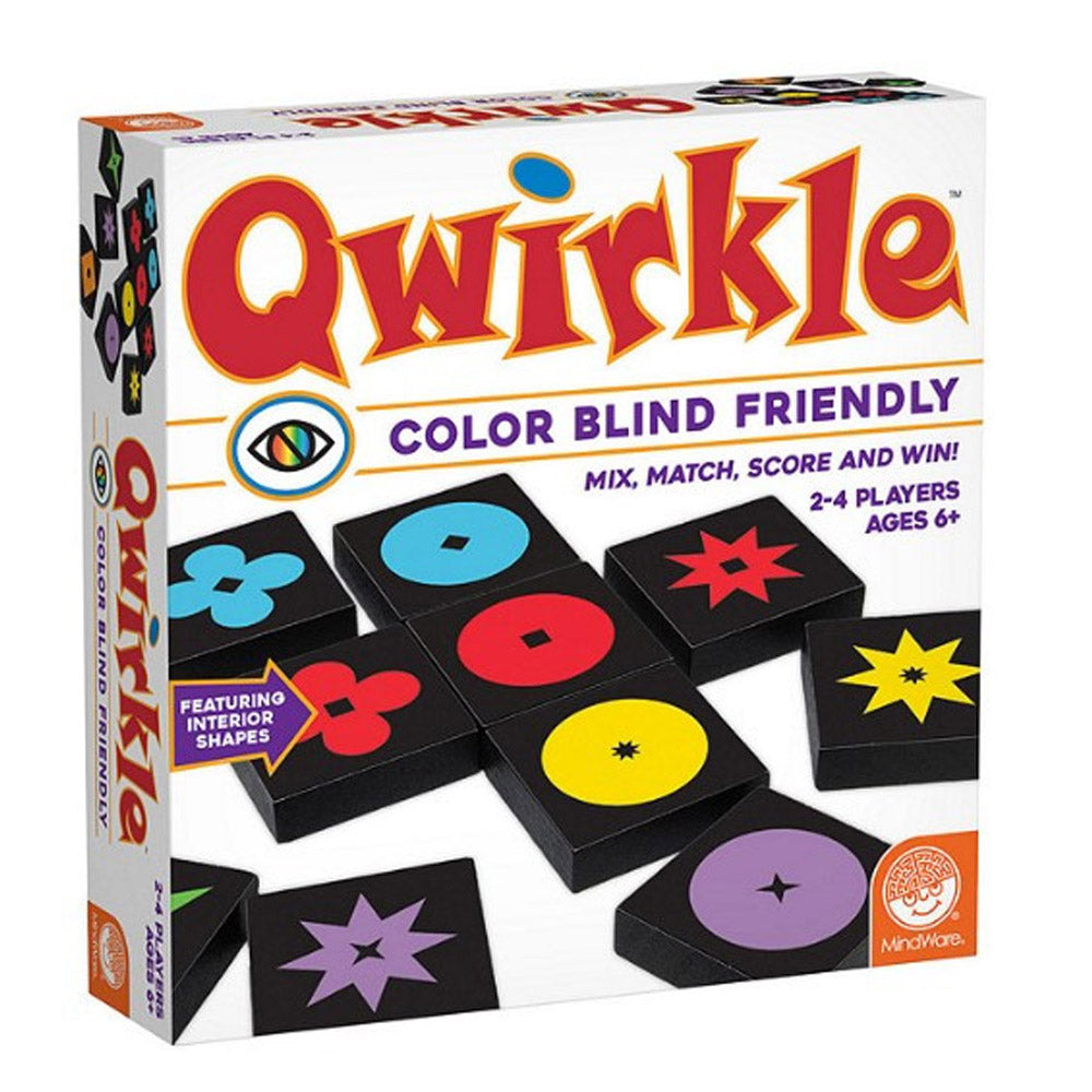 Qwirkle Colour Blind Friendly Edition Family Game