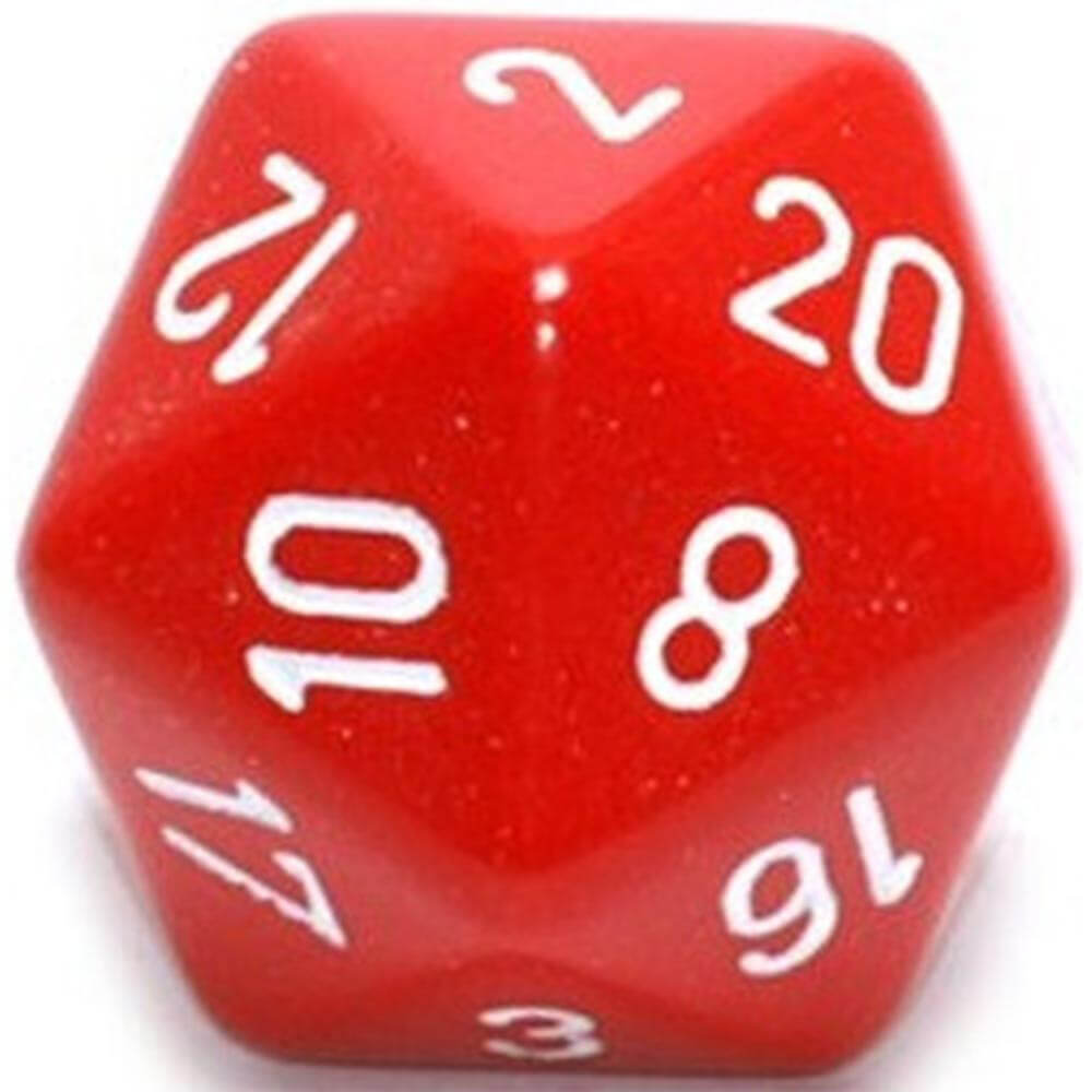  D20 Würfel undurchsichtig (34 mm)