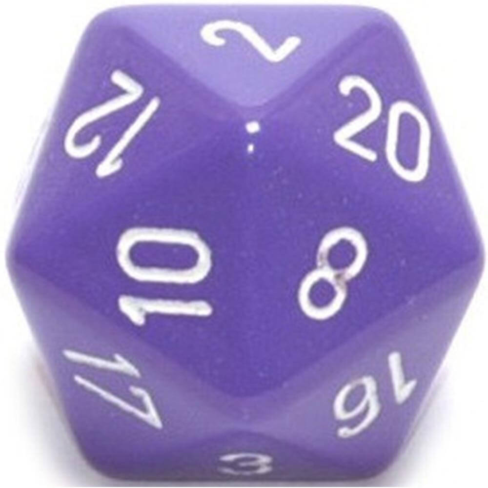 D20 DICE OPAQUE (34 mm)