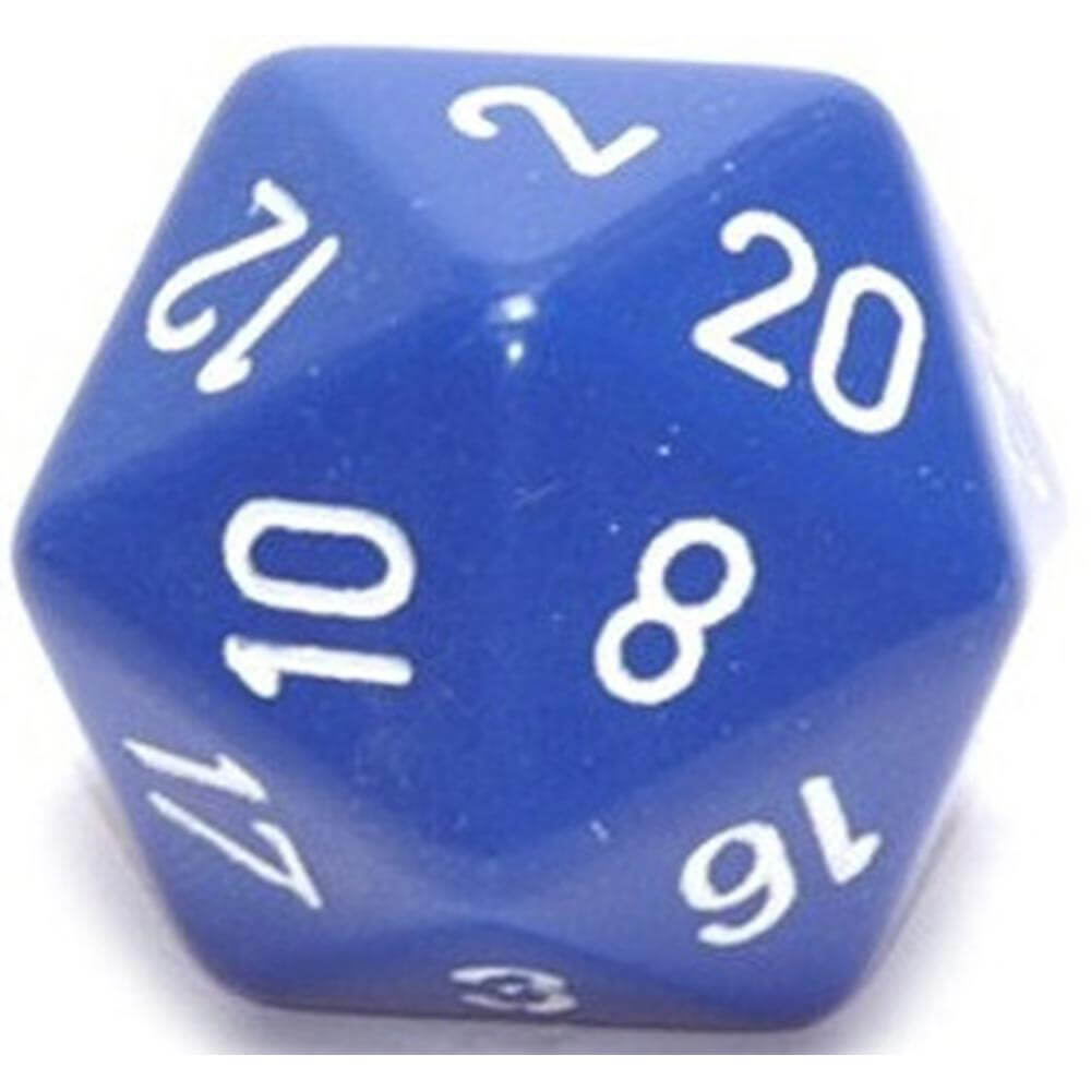 D20 Kości nieprzezroczyste (34 mm)